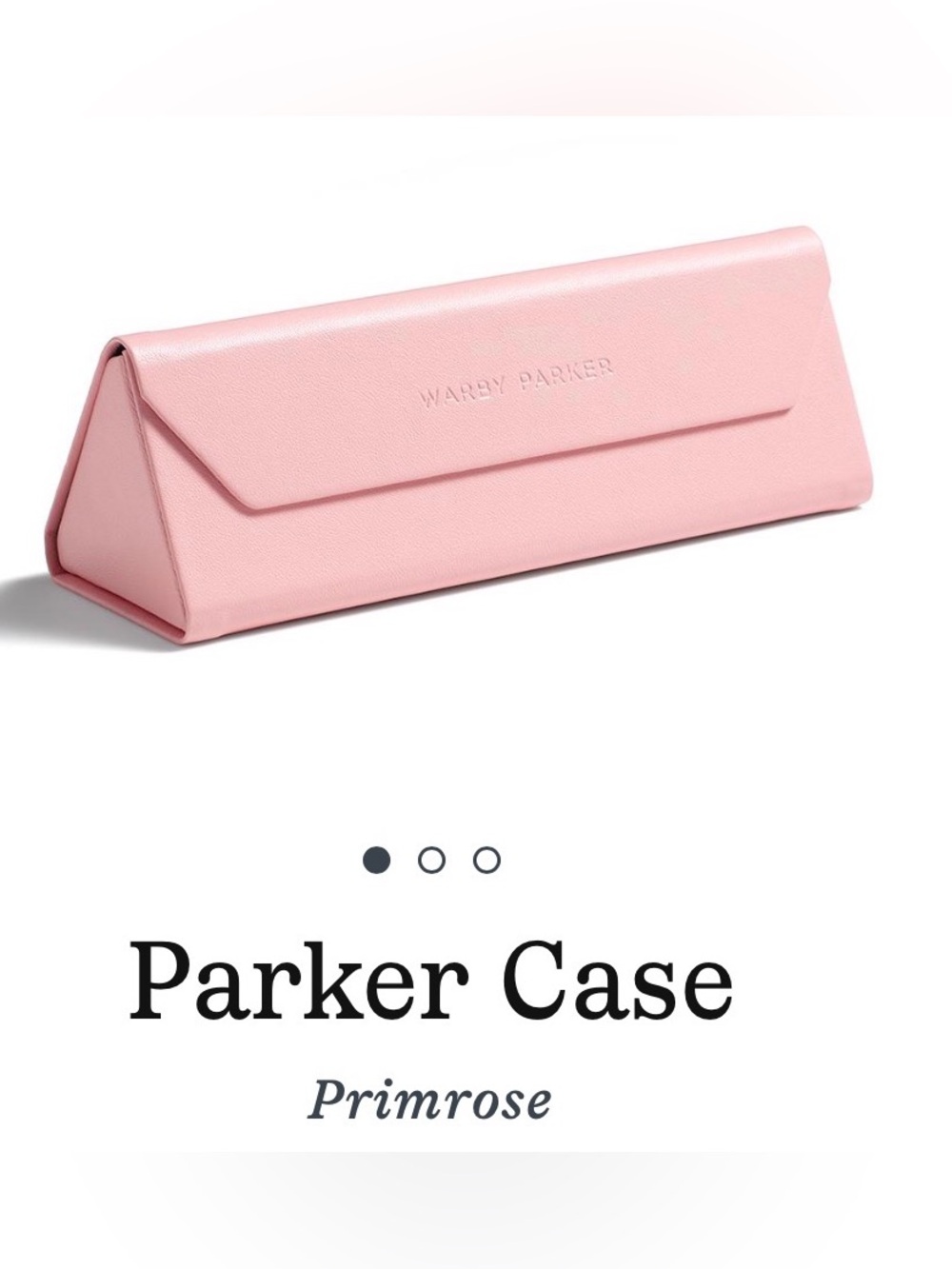 WARBY PARKER GLASS CASE